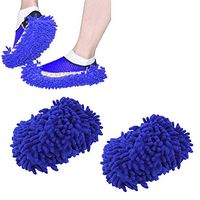 Home Mop Sweep Floor Cleaning Duster Cloth Housework Soft Slipper SY (1 Pairs)
