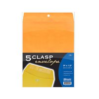 BAZIC 9" X 12" Clasp Envelope (5/Pack) (Case of 48)