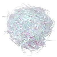 SUPVOX 100g Crinkle Cut Paper Shredded Paper Shred Filler Transparent Glitter for Packing Gift Baskets Boxes Filling