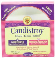 Candistroy by Nature's Secret | Supports Gut Flora Balance, Two 60 Tablet Bottles
