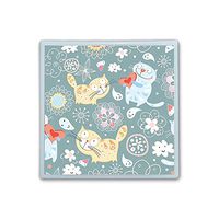 XIANN Care Contact Lens Box Holder Container Case Storage Eyecare Kit - Cute Funny Cats