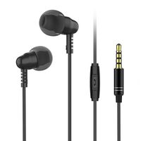 Sleep Earbuds - Langsdom Noise Isolating Ear Plugs Sleep Earplugs Headphones with Unique Soft Silicone Perfect for Insomnia, Side Sleeper, Air Travel, Meditation & Relaxation(3.5 mm Jack,Black)