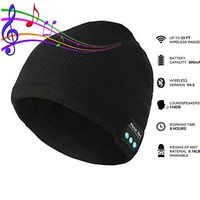Pardecor Tech Speaker Beanie Hats with Bluethooth Headphones, Unique Winter Headset and Wireless Music Players Mic Cap for Stocking Stuffers Gift, Warmer Ear Winter Outdoor Sports for Men Women Teen