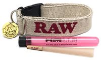 RAW Pet Collar (Large), RAW Natural King Size Cone with Hippie Butler XL KewlTube