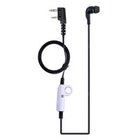 NKTECH 2-Pin K-Type Earpiece Headset PTT MIC for BaoFeng UV-5R V2+ UV-5RE Plus UV-5RA UV-5RTP GT-3 GT-5 UV-82HP BF-F8HP UV-82 BF-888S Puxing Wouxun TYT HYT Kenwood Two Way Radio (NK-H5-Black)