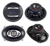 2)New Boss PC65.2C 6.5" 500W 2-Way + 2) Boss P694C 6x9" 800W 4-Way Car Speakers