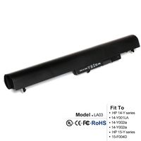 New LA03 LA03DF 15-f085wm Replacement Laptop Battery for HP LA03031DF 15-F059WM 15-F097NR 15-F098NR 15-F100DX 14-Y Series 14-y001la HP 14-y002la 15-F001XX 15-F003DX 776622-001 775825-221 31WH