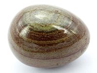 jennysun2010 1 Piece Natural Rainbow Jasper Gemstone Egg Crystal Healing Sphere Massage Finger Exercise 35x40mm