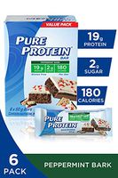 Pure Protein Bars, Gluten Free, Peppermint Bark, 50g, 6ct, {Imported from Canada}