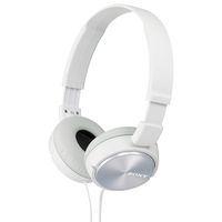 sony MDRZX310-WQ Foldable Headphones - Metallic White
