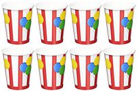 Creative Converting Circus Time Hot or Cold Beverage Cups, 8-Count