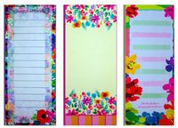 Inkology Watercolor Magnetic Memo Pads, Design May Vary, 12 Pads (07177)