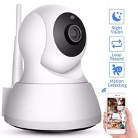 WOOKRAYS Home Security IP Camera, WiFi Wireless Network HD Camera with Motion Tracker Night Vision Remote Monitor, iOS/Android (720P)
