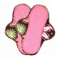 Lunapads Organic Cotton Mini Pantyliners, Cocoa Kaleidoscope
