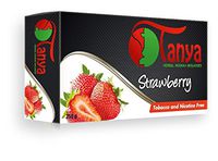 Tanya Herbal 100% Nicotine and Tobacco Free Shisha Hookah Flavors 250G Bag (Strawberry)