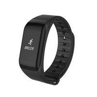 oukery Smart Bracelet, F1 Waterproof Bluetooth Smart Bracelet Blood Pressure Heart Rate Monitor Fitness Sport Tracker Wristband Smartbracelet with Pedometer