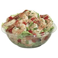 Sabert 12024T300 Carryout Bowl Classic 24 oz/1 1/2 lb Clear Plastic - 7 1/4" Dia x 2 1/2" D, 300 per case