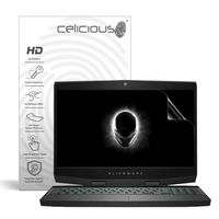 Celicious Vivid Invisible Glossy HD Screen Protector Film Compatible with Dell Alienware M15 (2018) [Pack of 2]