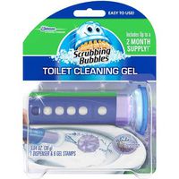 Scrubbing Bubbles Lavender Toilet Cling Gel, 1.34 Ounce - 6 per case.