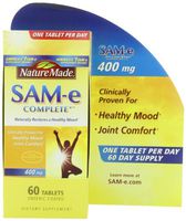 Nature Made SAM-e Complete 400 mg - 60 Enteric Coated Tablets