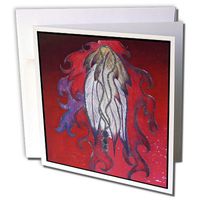 3dRose Flames of Peace - Greeting Cards, 6 x 6 inches, set of 12 (gc_3636_2)