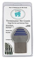 LiceLogic Terminator Nit & Lice Comb - Removes Lice & Nits From Hair, Stainless Steel Durable Design, The Best Lice Comb Available