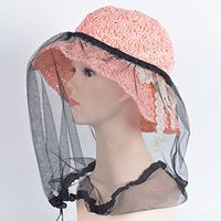 Wandrola Mosquito Head Net for Kids, Protection from Insect Bug Bee Gnats, Downy Catkins and Dandelions in The Air (Black)