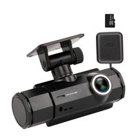 Dash Cam with Night Vision, XQCK Car Dashboard Camera 1080P FHD Driving Recorder Wide Angle, GPS Track Playback, G-Sensor, Loop Recording, Motion Detection, Parking Monitor,16G TF Card