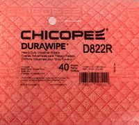 Durawipe Heavy-Duty Industrial Wipers 40 Wipes/Fold Pack 11.6" x 13" D822R