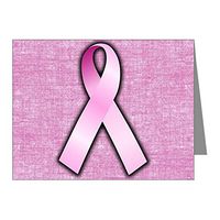 Note Card Breast Cancer Pink Ribbon