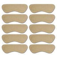 YRS Leather Back of Heel Cushion Heel Grips Cushion Beige/Self-Adhesive/10 PCS