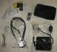Prestige Medical Premium Aneroid Sphygmomanometer Dualhead Kit, Black