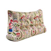 Qi Peng Mat Cushion-Bedside Triangle Cushion Bed Large Cushion Pillow Lumbar Pillow Sofa Back Protect The Waist Soft and Comfortable-PP Cotton Light Print-7Size -\# (Size : 100cm)