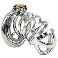 Device Lock Ĉöċk Cage Male Stainless Steel Cǒck Lock Anti-Off Protection Device Hypoallergenic Chāstity Cage Anti-Off Lock Ring (Size : 40mm)