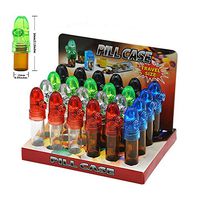 Wholesale Glass Snuff Bullet Rocket Snorter Snuff Dispenser (Small)