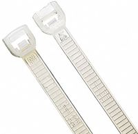 Cable Tie, Standard, 5.9 in, Natural, Pk100