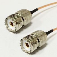 UHF SO239 pigtail cable female to female jack adapter connector RG316 40cm Good Quality Fast USA Shipping