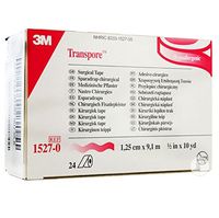 3M Health Care 1527-0 Surgical Tape, ½" x 10 yd. Size, Clear (Pack of 240)
