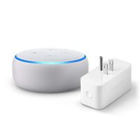 Echo Dot (3rd Gen) bundle with Amazon Smart Plug - Sandstone