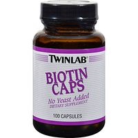 Twinlab Biotin 600 Mcg Capsules, 100 Count
