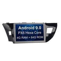 SYGAV Android 9.0 Car Stereo Radio Hexa Core for 2014-2016 Toyota Corolla with 10.2 Inch Touch Screen GPS Sat Navigation Head Unit