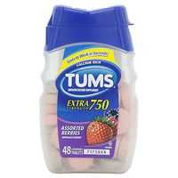 Tums E-X Berries Size 48s Tums E-X 750 Assorted Berries 48ct
