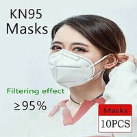 10 Pcs Breathing Safety Face Cover, Disposable Earloop Mouth Face Cover for Face Protection from Dust, Pollen, Pet Dander