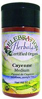 Celebration Herbals, Cayenne Medium Organic 60 G