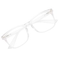 GAOYE Blue Light Blocking Glasses for Women Men,Square Nerd Eyeglasses Anti UV Ray Computer Gaming Glasses - GYC8082 (#Matte Transparent/Transparent Lens)