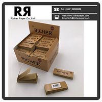 RICHER Unrefined Filter Tips for Cigarette Rolling Paper