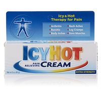 ICY HOT Pain Relieving Cream Extra Strength 3 oz ( Packs of 5)
