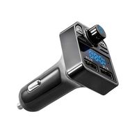 YRD Tech Car MP3 Player,Car Kit Handsfree Wireless Blueteeth FM Transmitter LCD MP3 Player USB Charger (Black)