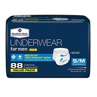 Member's Mark Total Protection Underwear for Men, Small/Medium (88 ct.)