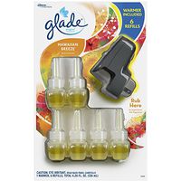Glade Plugins Scented Oil Warmer Plus 6 Refills (2 Pack) by Glade